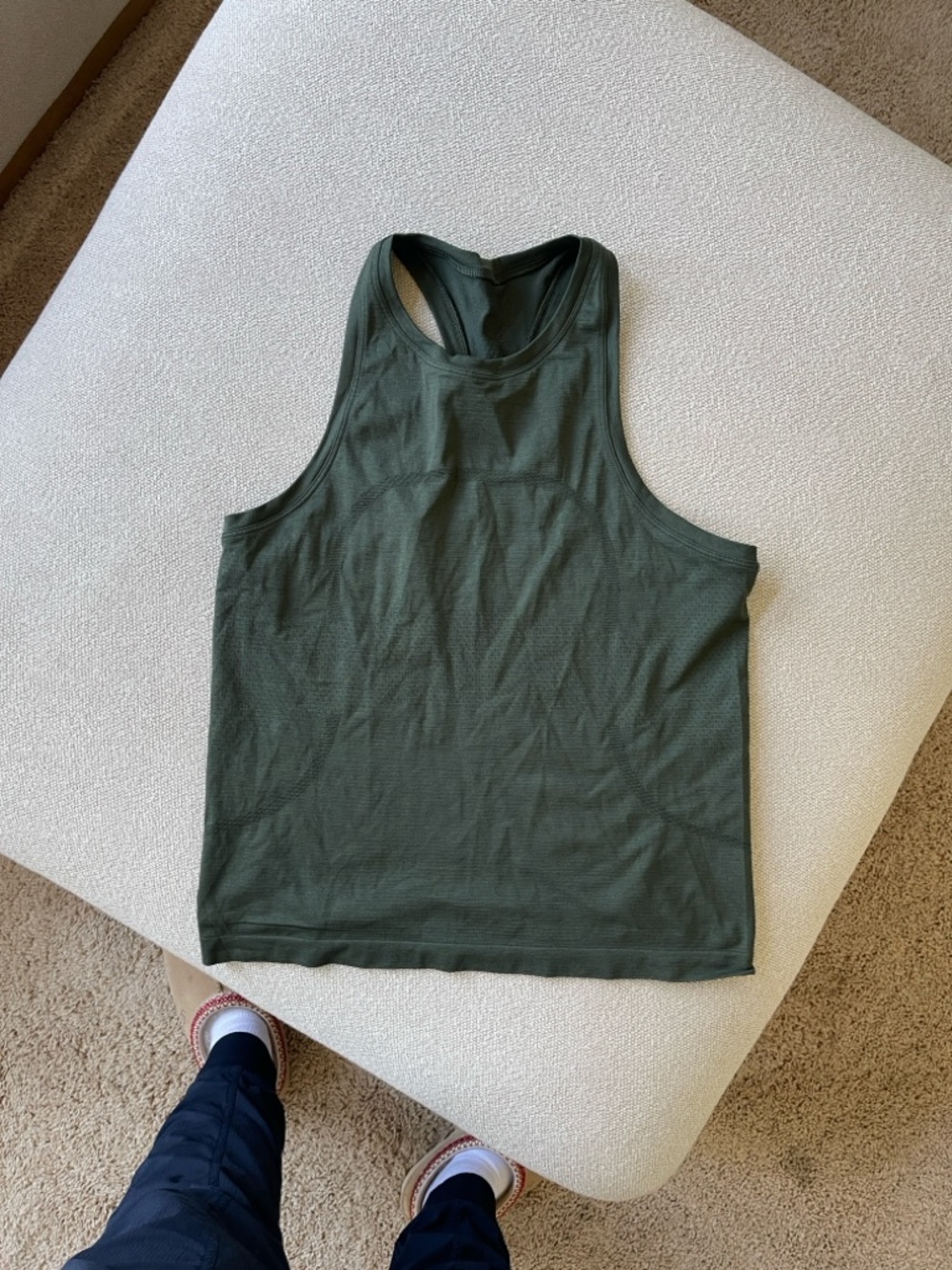 lululemon athletica Army Green Swiftly Racerback Tank Top